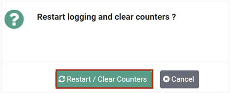 Restart / Clear Counters