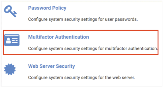 Multifactor Authentication