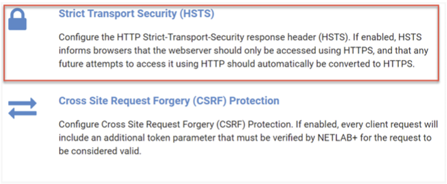 Strict Transport Security (HSTS)