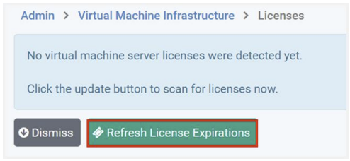 Refresh License Expirations