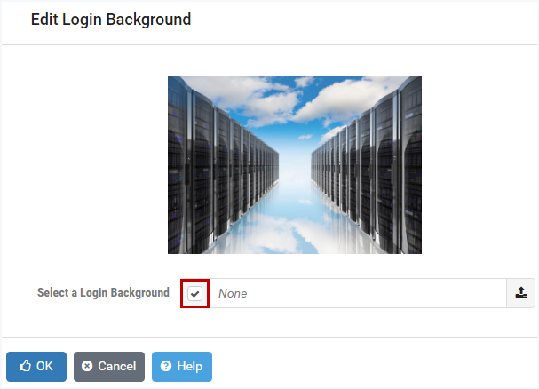 Edit Login Background