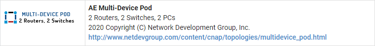 NETLAB+ Multi-Device Pod (MDP) Pod Type